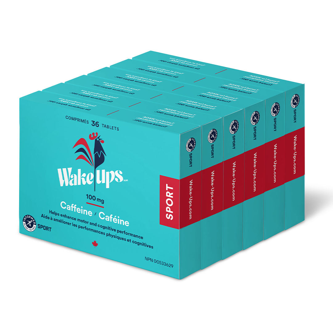Caféine certifiée sport 100 mg - 216 comprimés