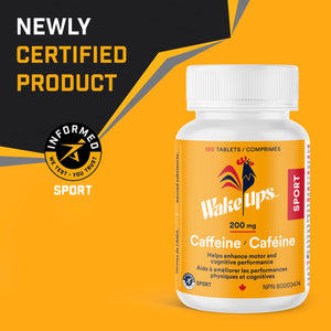 Wake-Ups 200mg Sport Certified Caffeine Tablets - Wholesale